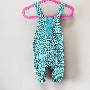 Peek‎ Floral Printed Overalls- Size 12-18m